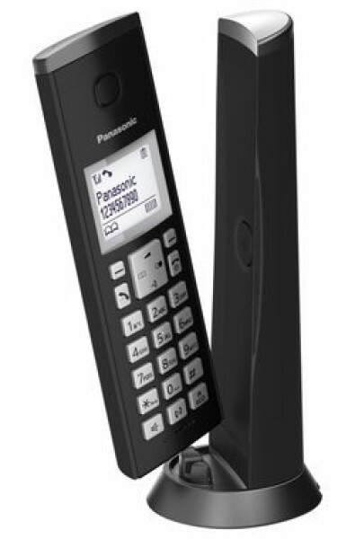 Panasonic KX-TGK210FXB čierna / DECT bezdrôtový telefón / 3-riadok. displej / LED indikátor (KX-TGK210FXB)