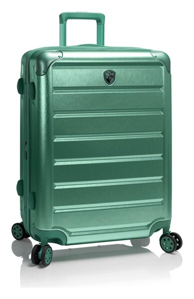 Stredný kufor na kolieskach Heys Alumix M Midnight Green
