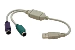 OEM Redukcia USB na 2x PS/2 / Redukcia / pre klávesnicu a myš (12.99.1075)