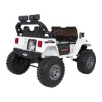 Mamido Elektrické autíčko Extreme Sport 4x4 s premenlivou veľkosťou bielej