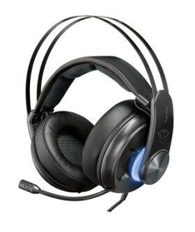 Trust GXT 383 Dion 7.1 Bass Vibration Headset čierna / Slúchadlá s mikrofónom / 7.1 / SPDIF / USB (22055-T)