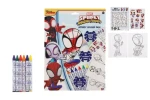 Pracovné listy Spidey s farbami
