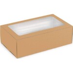 Krabička ECO na 12 makronek vysúvací s priehľadom 50ks 180x110mm - Monaco - Monaco