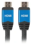 Lanberg CA-HDMI-20CU-0018-BL čierna / Kábel HDMI na HDMI / 1 m / HDMI 2.0 / 4K / 144 Hz / ARC (CA-HDMI-20CU-0010-BL)
