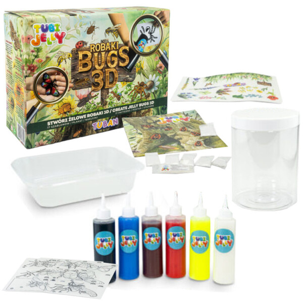 Mamido Tuban kreatívna sada Tubi Jelly Želé 3D figúrky Chrobáky
