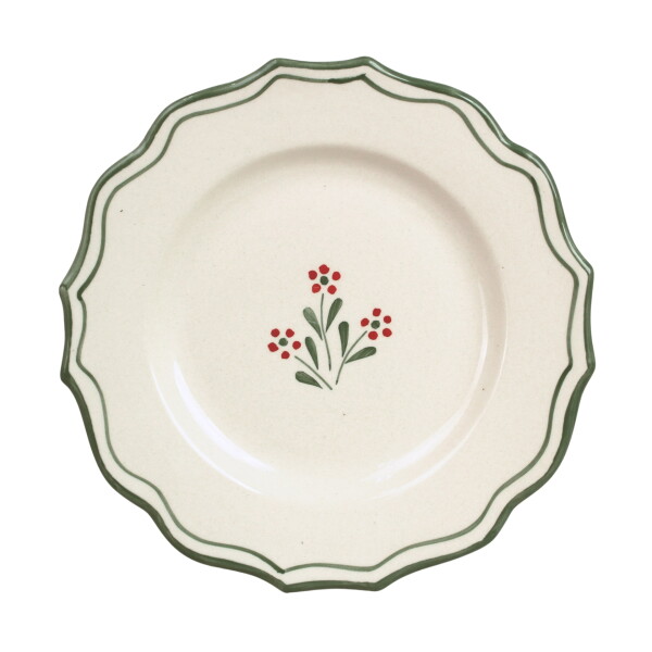 Strömshaga Tanier Esther Wildflower Green Ø 21,5 cm