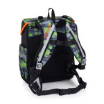 Školská aktovka Bagmaster Prim 24 B Green/Black/Orange