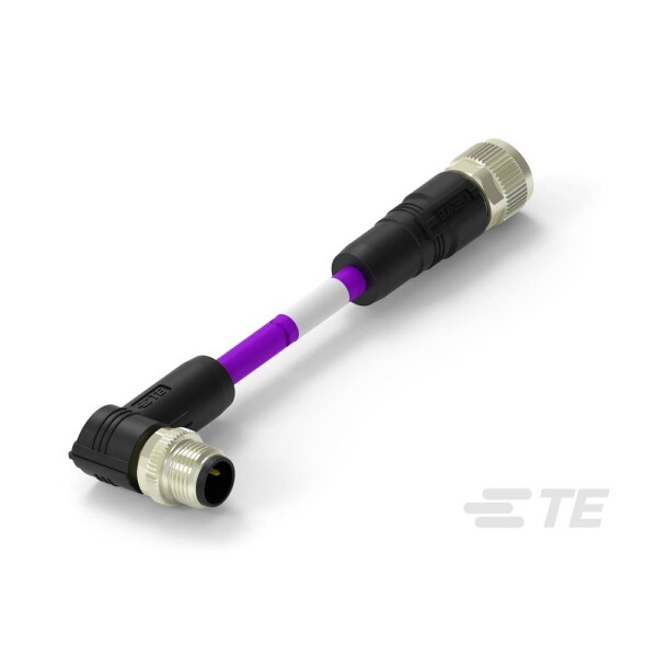 TE Connectivity upravený zástrčkový konektor pre senzory - aktory, TAB62A46501-001, 1 ks; TAB62A46501-001