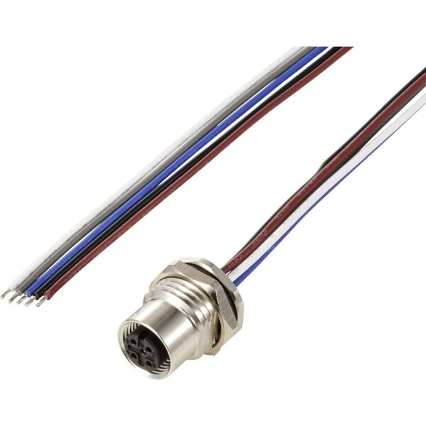 TRU COMPONENTS Vestavná zásuvka pre čidlo/aktuátor, TC-12833068, piny: 5, 0.5 m, 1 ks; TC-12833068