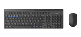 Rapoo 8100M Multi-mode čierna / bezdrôtová sada klávesnice a myši / 2.4 GHz / BT 3.0 a 4.0 / CZamp;SK verzia / dopredaj (6940056182890)