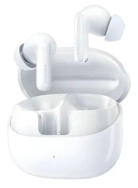 Baseus Bass BP1 Pre biele / Bezdrôtové slúchadlá / TWS / ANC -50 dB / LDAC / Bluetooth 6.0 / IP55 (A0010505)
