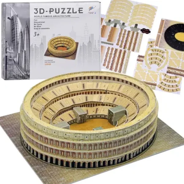 JOKOMISIADA 3D puzzle Koloseum /84 dielikov/ bez lepidla a strihania