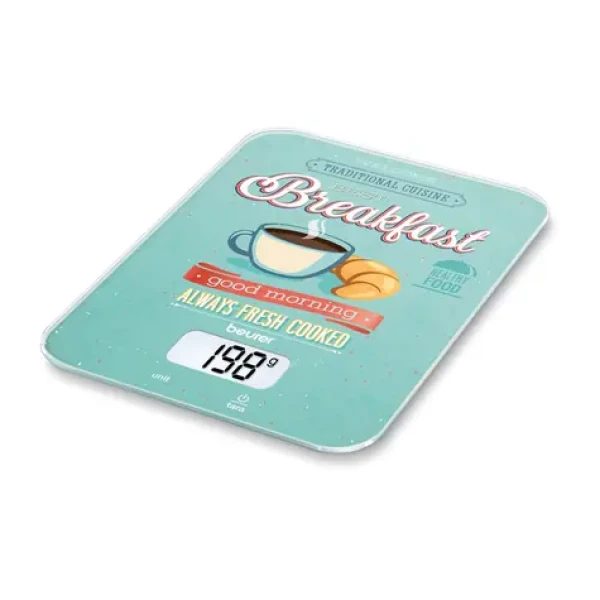Beurer KS 19 Breakfast / digitálna kuchynská váha / max. 5 kg / funkcia TARE / dotyk. tlačidlá (BEU-KS19)