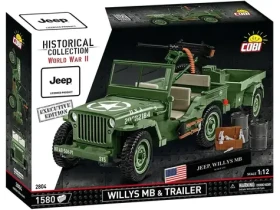Cobi 2804 Willys MB Jeep s prívesom - Executive Edition