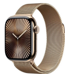 Apple Watch 10 GPS + Cellular 42mm Gold Titanium Milanese Loop Gold