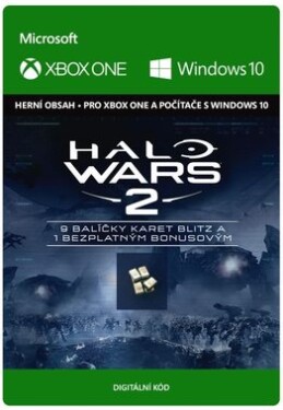 XONE Halo Wars 2: 10 Blitz Packs / Elektronická licencia / Add-On (7F6-00090)