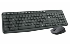 Logitech MK235 / Bezdrôtová sada klávesnice a myši / CZ / čierna (920-007933)