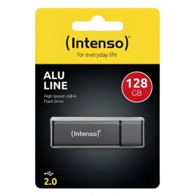 INTENSO Alu Line 128GB antracitová / Flash disk / USB-A 2.0 (3521495)