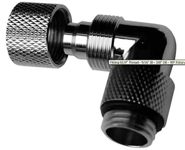 TFC Feser Skrutkovanie 90° otočné / Skrutkovanie / 5/16" ID / Kompresné (4260119641457-1pcs)