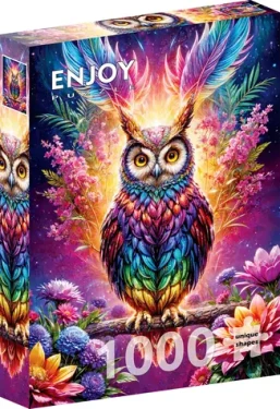 ENJOY Puzzle Neónová sova