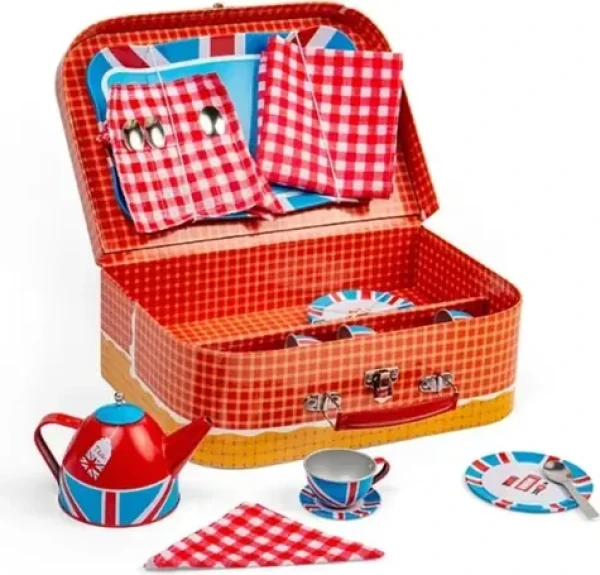 Bigjigs Toys Čajová sada v kufríku Londýn