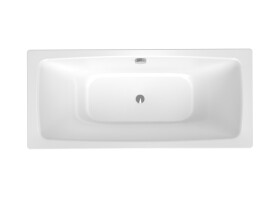 Obdĺžniková vaňa SAT Feel 170x75 cm smaltovaná oceľ ľavá aj pravá SATVFEEL170DUO SATVFEEL170DUO