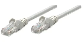 Intellinet Patch kábel Cat5e šedá / Sieťový kábel / U/UTP / 1 m / RJ-45 (318921)