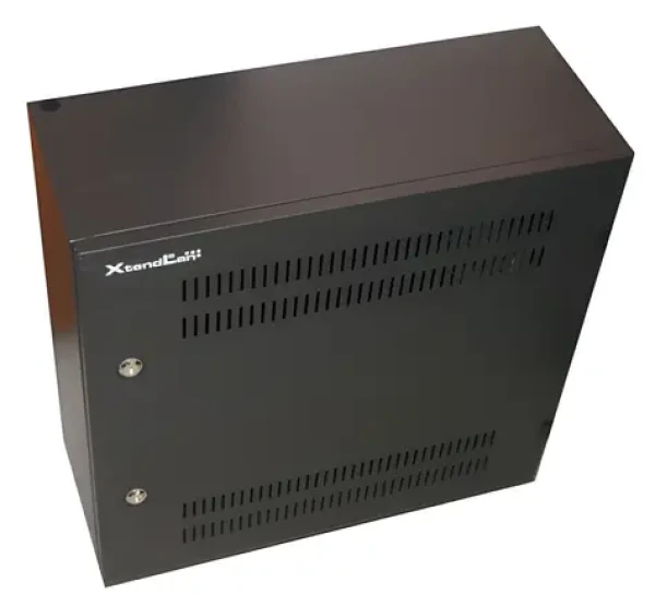 Xtendlan 540x200x550 čierna / Rozvádzač / 19" / 2U+4U / nástenný / 2 zámky (WER-542055U4-BL)