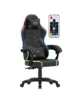 Huzaro Force 2.7 RGB čierna / Herná stolička / nastaviteľná / nosnosť až 140 kg / látka (HZ-FORCE 2.7 RGB BLACK)