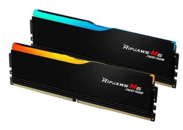 G.Skill Ripjaws M5 Neo RGB 64GB (2x32GB) 6000Mhz / CL36-36-36-96 / 1.35V / EXPO (F5-6000J3636F32GX2-RM5NRK)