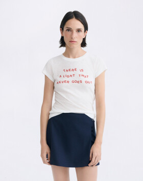 Thinking MU Light White Mirna Tee WHITE S