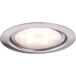 Paulmann 93553 Micro Line LED vstavané svetlo sada 3 ks LED pevne zabudované LED osvetlenie 4.5 W železo (kartáčovamé); 93553