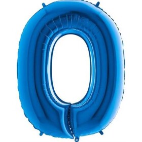 Nafukovací balónik písmeno O modré 102 cm - Grabo