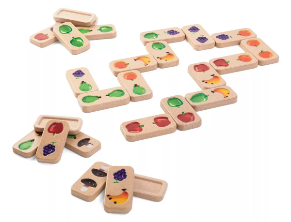 PlanToys PlanToys Domino - Ovocie a zelenina