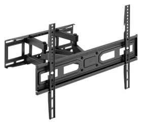 Equip 650337 čierna / Nástenný naklápací a otočný držiak TV / 37 "-80" / VESA 600x400 / nosnosť 40 kg (650337)