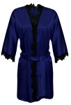 Dámsky župan DKaren Housecoat Viola Navy Blue tmavě modrá