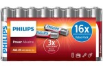 Philips batéria Power alkaline LR03P16F/10 AAA - 16 ks (6959033841590)