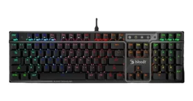 A4Tech BLOODY B750N čierna / Herná klávesnica / RGB / CZ layout / Green Switch / USB-A / 1.8 m (B750N-BK-GS)