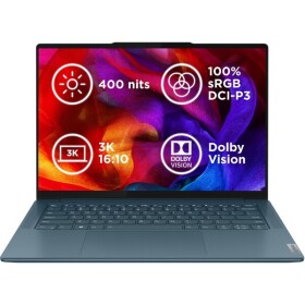 Lenovo Yoga Pro 7 14IMH9 zelená / 14.5 3K T / Intel Core Ultra 5 125H 1.2GHz / 32GB / 1TB SSD / Intel Iris Arc / Bez OS (83E2001GCK)