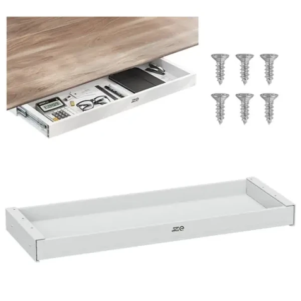 Zásuvka pod pracovný stôl ER-302 W / Zásuvka / plochá / šírka 78 cm (ER-302 W)