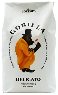 Gorilla Espresso Delicato 1 kg / Zrnková káva / Zmes Arabiky a Robusty / Tón čokolády a medu