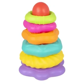 Playgro - Štruktúrované navliekacie krúžky