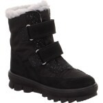 Dievčenské zimné topánky FLAVIA Black/Silver GTX Superfit 1-000229-0000 - 37