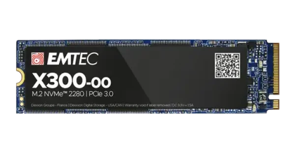 EMTEC X300 512GB / SSD / M.2 2280 / PCle Gen3 / čítanie: 3000MBs / zápis: 2500MBs (ECSSD512GX300)