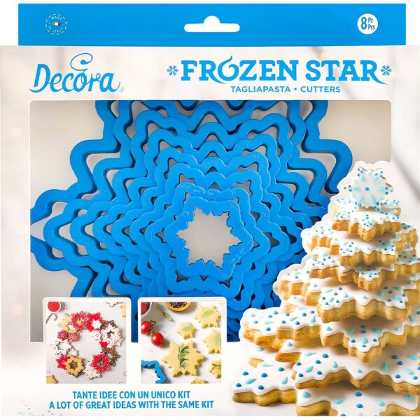 Vykrajovátka snehové vločky 8ks - Decora - Decora