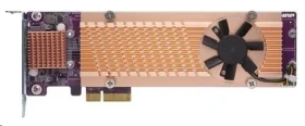 QNAP QM2-4S-240 / Rozširujúca karta pre disky SSD M.2 2280 SATA / 4 pozície / pre TDS-16489U amp; TES-1885U (QM2-4S-240)