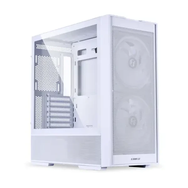 Lian Li LANCOOL 206 biela / PC skriňa / ATX / Bez zdroja / 2x USB 3.0 / priehľadná bočnica (LANCOOL 206RW)