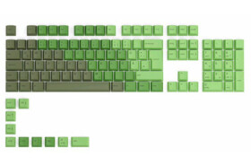 Glorious vymeniteľné klávesy GPBT DE Olive / 115 ks / DE layout / Cherry MX(+) (GLO-KC-GPBT-O-DE)