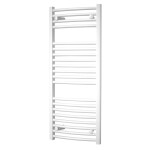 Mereo Vykurovací rebrík, oblý, 600x1330 mm, biely MT42