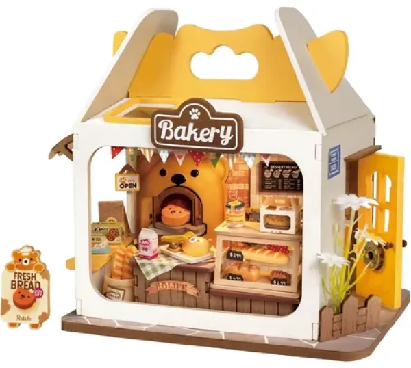 Robotime miniatúra domčeka Macko pekárstvo